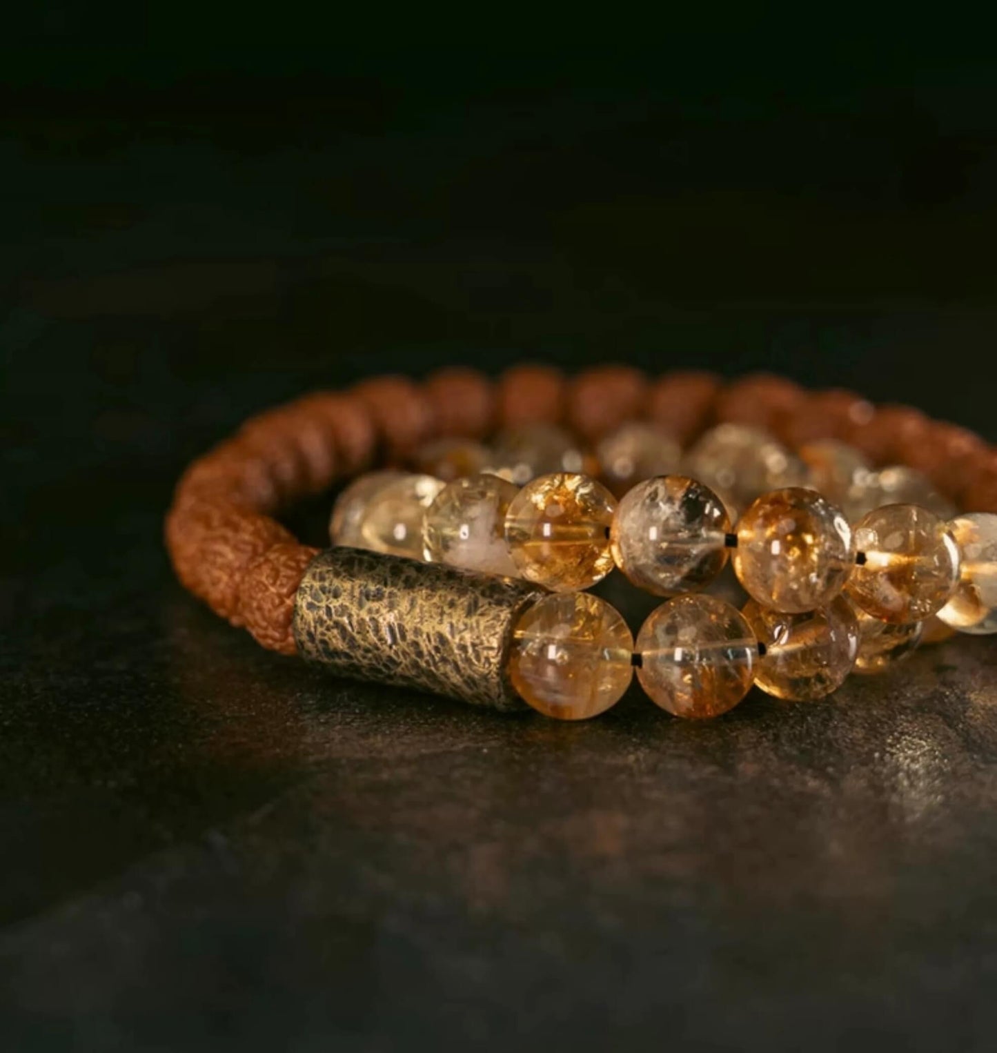 Citrine Vajra Bodhi Bracelet - Wealth · Fortitude · Positive Energy · Light