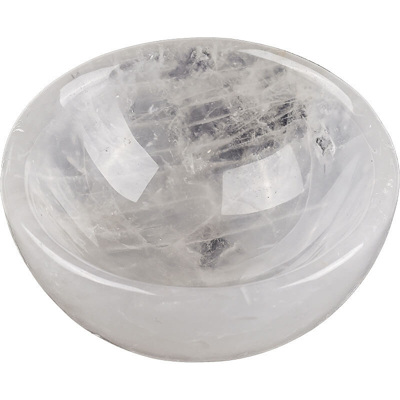 Clear Quartz demagnetizing bowl - Purification • Clearing • Charging