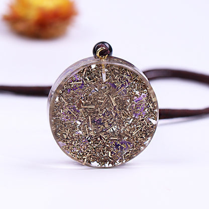 Crystal Metatron’s Cube Orgonite Protection Necklace