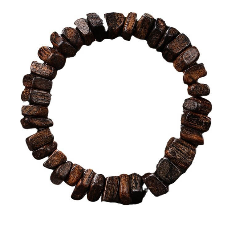 Bracelet d'harmonie en bois d'agar de Dalagan - Calme • Tranquillise l'esprit • Aide à dormir • Paix