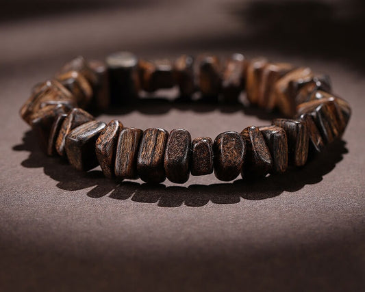 Bracelet d'harmonie en bois d'agar de Dalagan - Calme • Tranquillise l'esprit • Aide à dormir • Paix