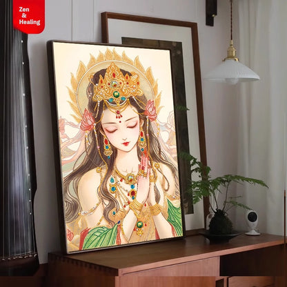 Dunhuang Flying ApsarasDiamond Handmade DIY Living Room Bedroom Decorative Painting