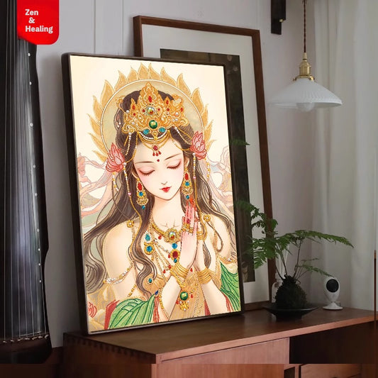 Dunhuang Flying ApsarasDiamond Handmade DIY Living Room Bedroom Decorative Painting