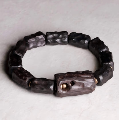 Ebony Wood Secret Realm Bracelet-Guardianship•Serenity•Relaxation