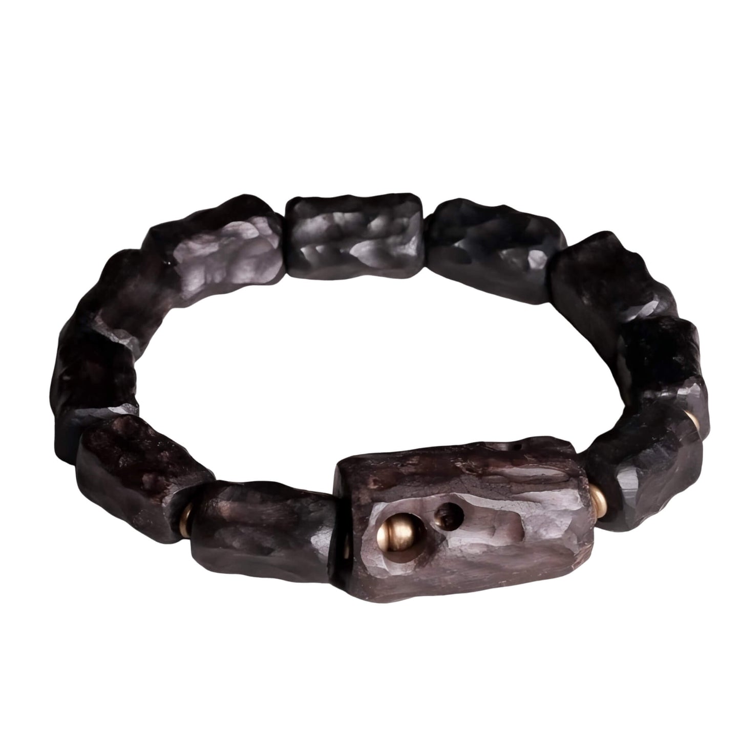 Bracelet Secret Realm en bois d'ébène - Tutelle • Sérénité • Relaxation