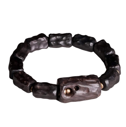 Bracelet Secret Realm en bois d'ébène - Tutelle • Sérénité • Relaxation