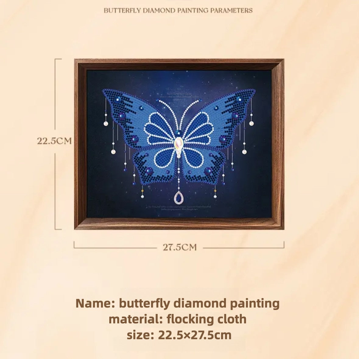 Feng Shui Butterfly Diamond Handmade DIY Living Room Bedroom Decorative Painting