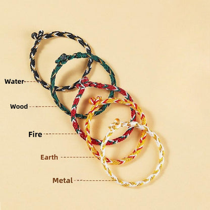 Free Today：Fengshui Zodiac Five Elements Colorful Braiding Bracelet