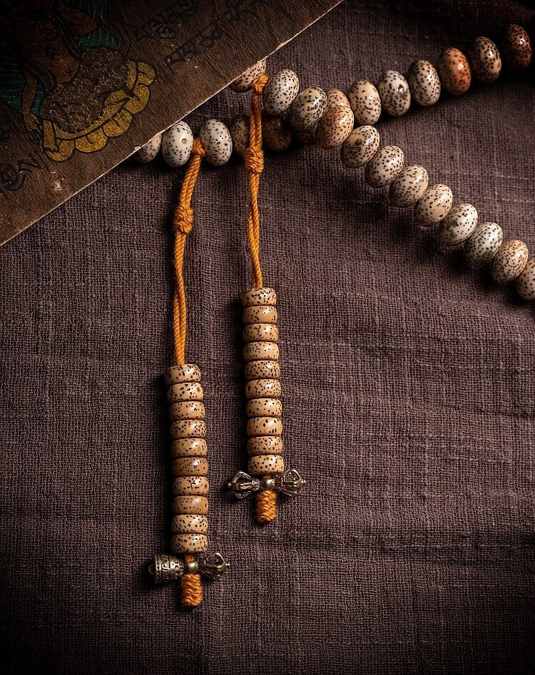 Bodhi Seed Prayer Beads -  Handmade Buddha beads bracelet