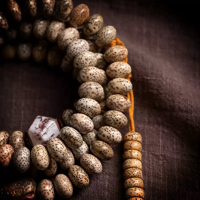 Bodhi Seed Prayer Beads -  Handmade Buddha beads bracelet