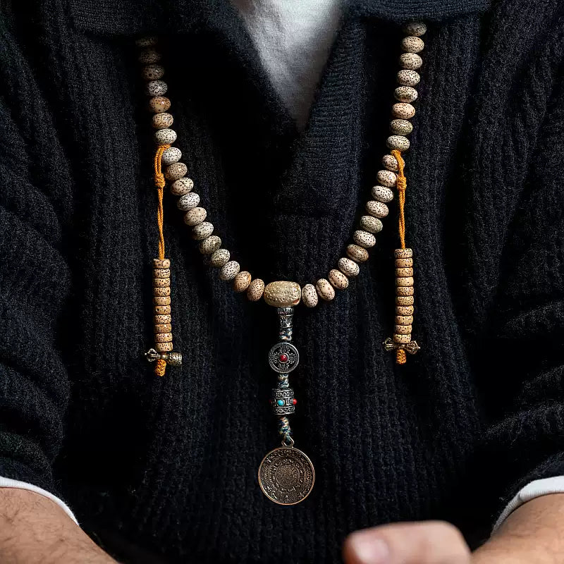 Bodhi Seed Prayer Beads -  Handmade Buddha beads bracelet