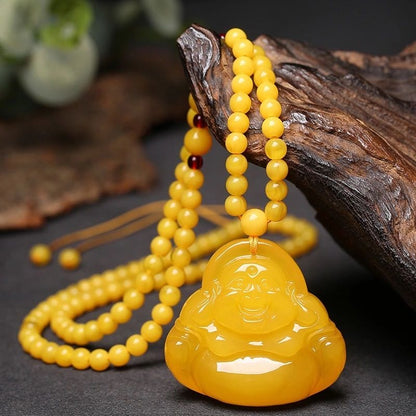 Honey Amber Wealth Protection Necklace