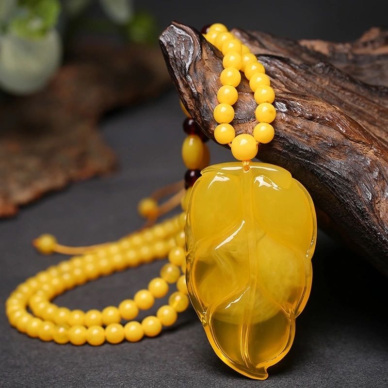 Honey Amber Wealth Protection Necklace