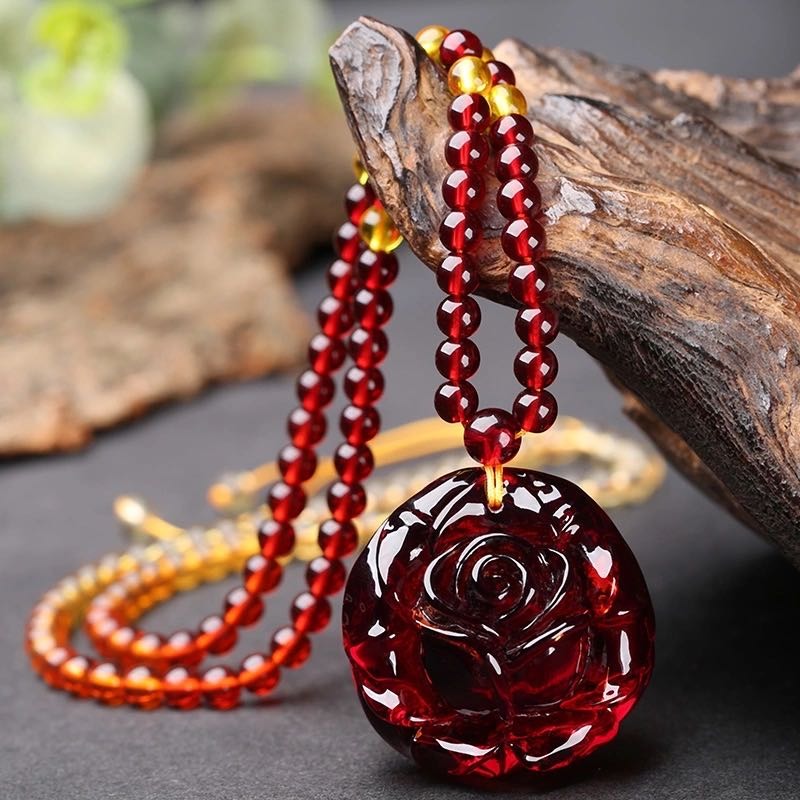 Honey Amber Wealth Protection Necklace