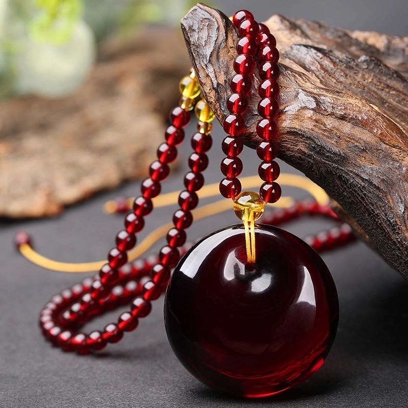 Honey Amber Wealth Protection Necklace