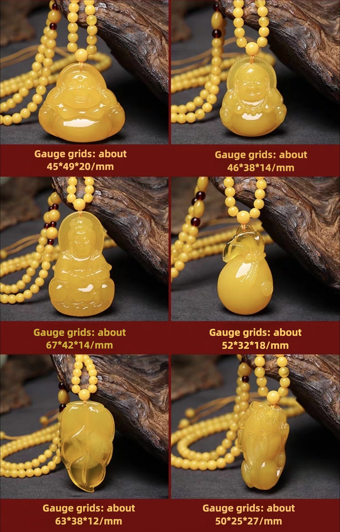 Honey Amber Wealth Protection Necklace