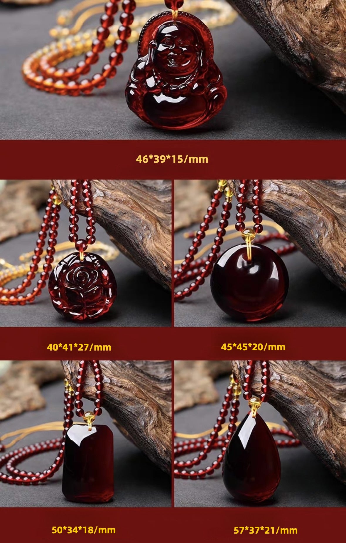 Honey Amber Wealth Protection Necklace