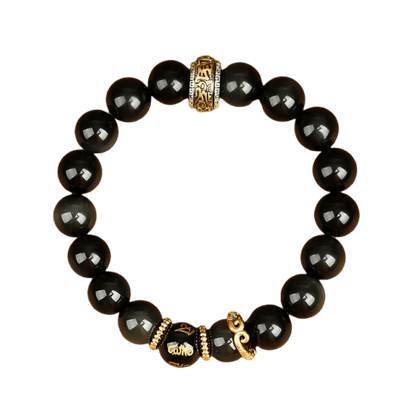 Black Myth Wukong Black Stone Bracelet - Wisdom · Breakthrough