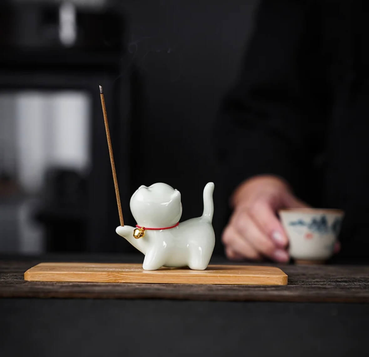 Little Kitten Ceramic Incense stick - Healing & Warmth in Life