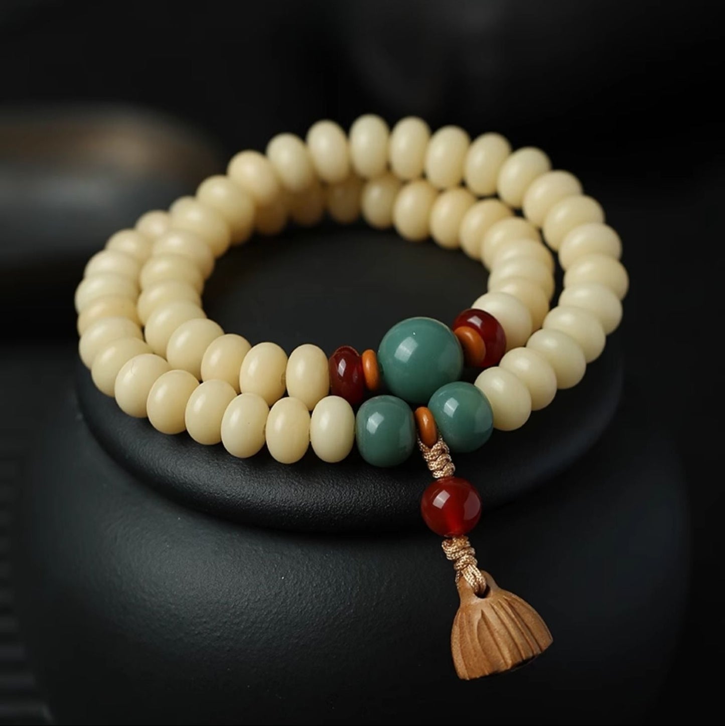 Mount Putuo Natural White Bodhi Seed Luck Bracelet