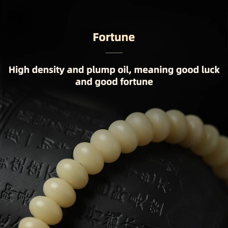 Mount Putuo Natural White Bodhi Seed Luck Bracelet