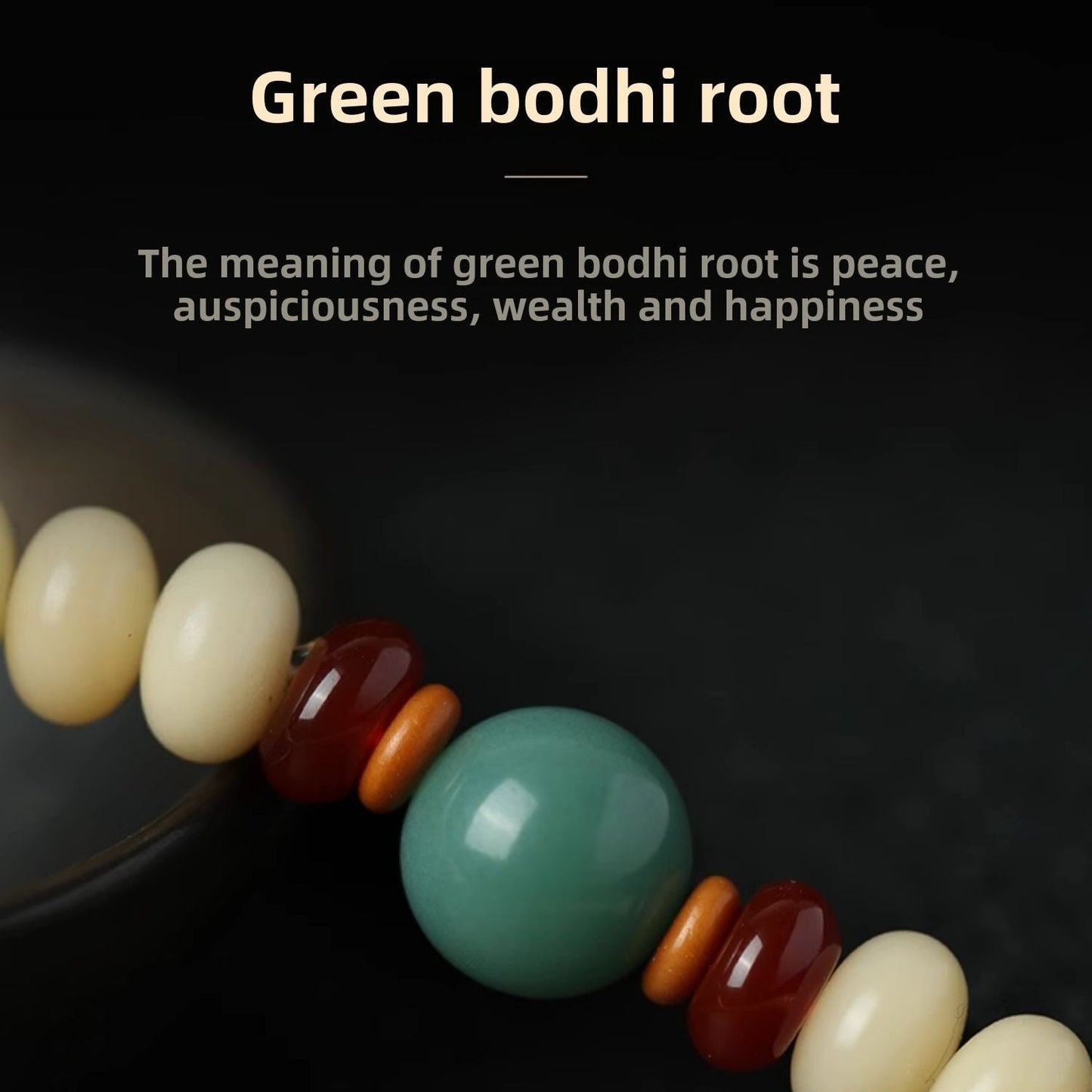 Mount Putuo Natural White Bodhi Seed Luck Bracelet