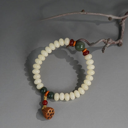 Mount Putuo Natural White Bodhi Seed Luck Bracelet