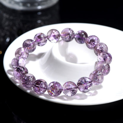 Natural Himalayan Amethyst Spiritual Bracelet