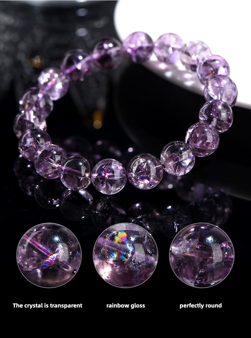 Natural Himalayan Amethyst Spiritual Bracelet