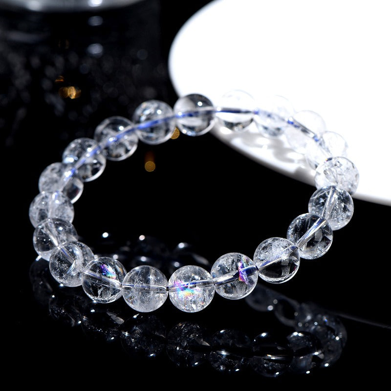 Natural Himalayan White Crystal Protection Healing Bracelet