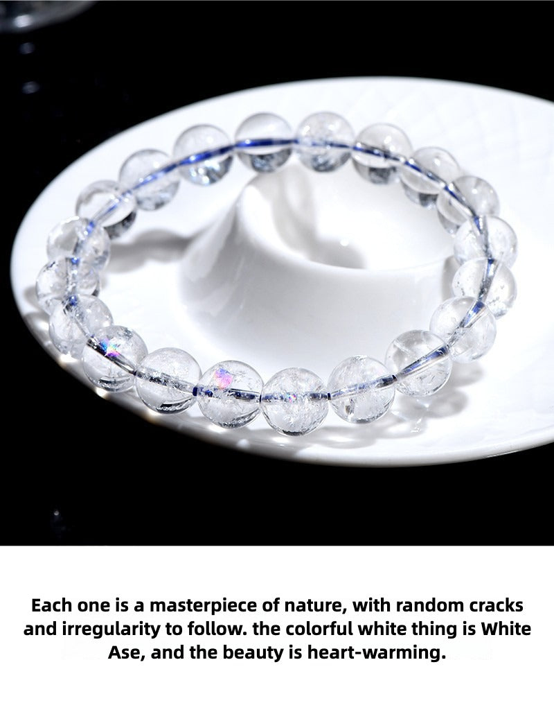 Natural Himalayan White Crystal Protection Healing Bracelet