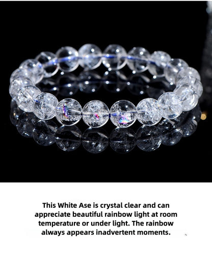 Natural Himalayan White Crystal Protection Healing Bracelet