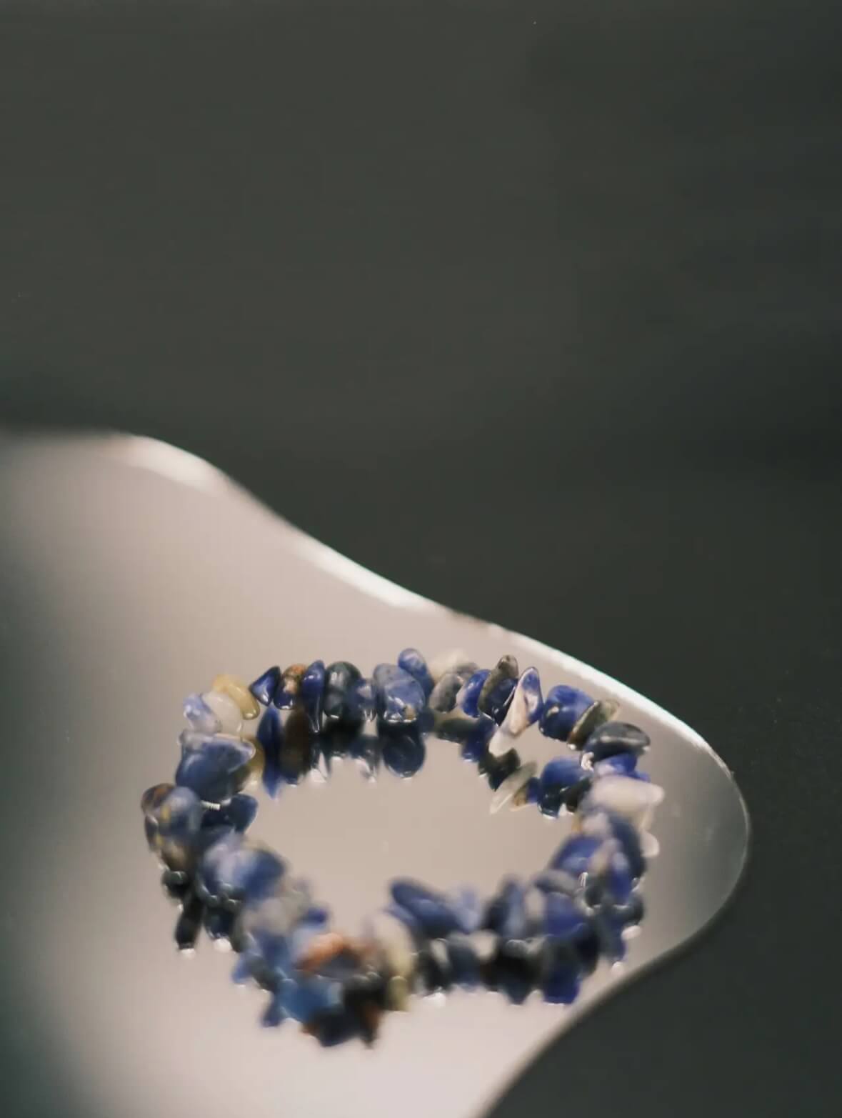 Natural Crystal Tumble Bead Bracelet - calm · Wealth · love · Health - 我的商店