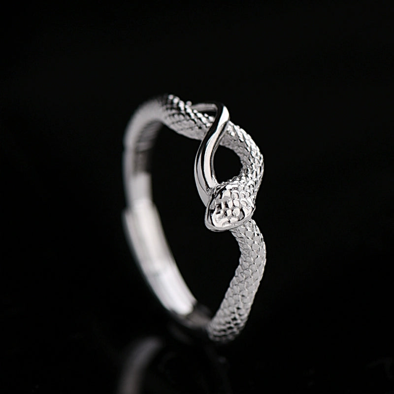 925 Sterling Silver Year Of The Snake Luck & Protection Ring