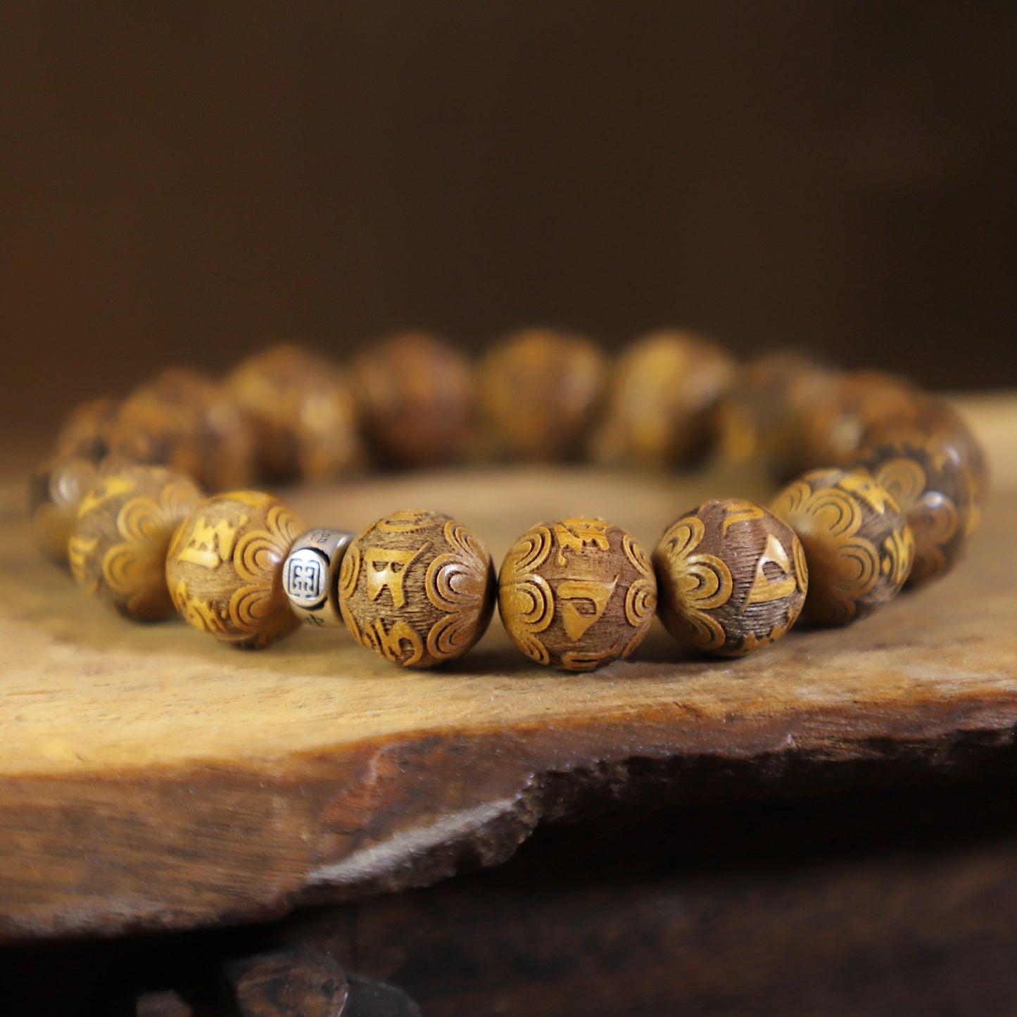 Zen Healing Phoebe Wood Om Mani Padme Hum Spirituality Bracelet