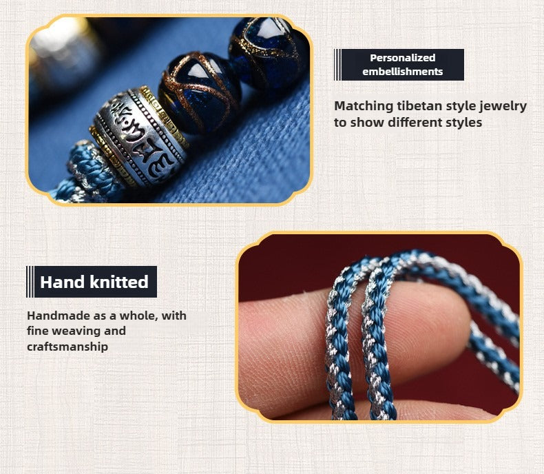 Tibetan-Style Zaki Lam Weaving Cord(match your own pendant)
