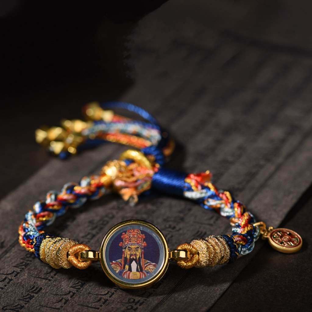 Tibetan Hand-Woven Dragon five Wealth Bracelet