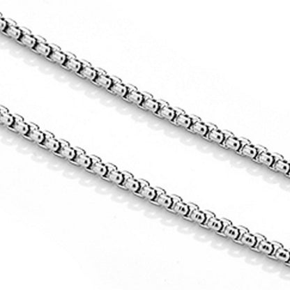 Zen Healing Titanium Steel Mobius Strip Sun Moon Couple Necklace