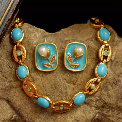 Turquoise Inner Peace - Auspicious Three Piece Set