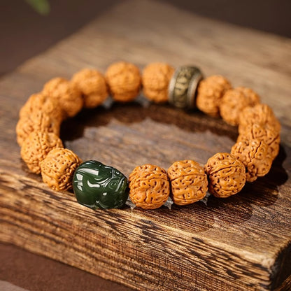 Vajra Bodhi Om Mani Padme Hum Buddhist beads fortune Pixiu bracelet