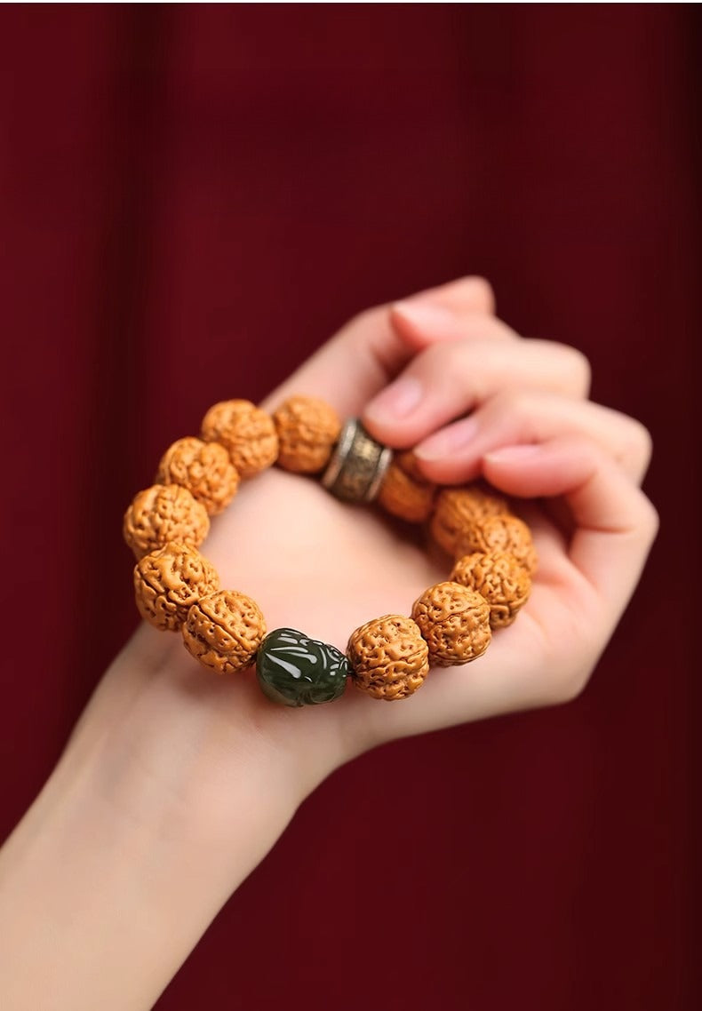 Vajra Bodhi Om Mani Padme Hum Buddhist beads fortune Pixiu bracelet