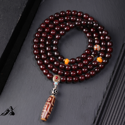 Zen Healing 108 Bodhi Seed Mala Wisdom Bracelet