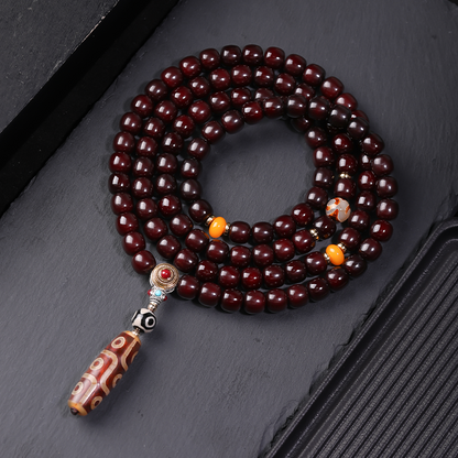 Zen Healing 108 Bodhi Seed Mala Wisdom Bracelet