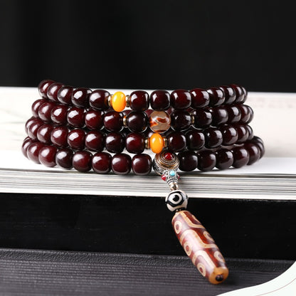 Zen Healing 108 Bodhi Seed Mala Wisdom Bracelet