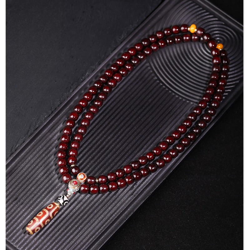 Zen Healing 108 Bodhi Seed Mala Wisdom Bracelet