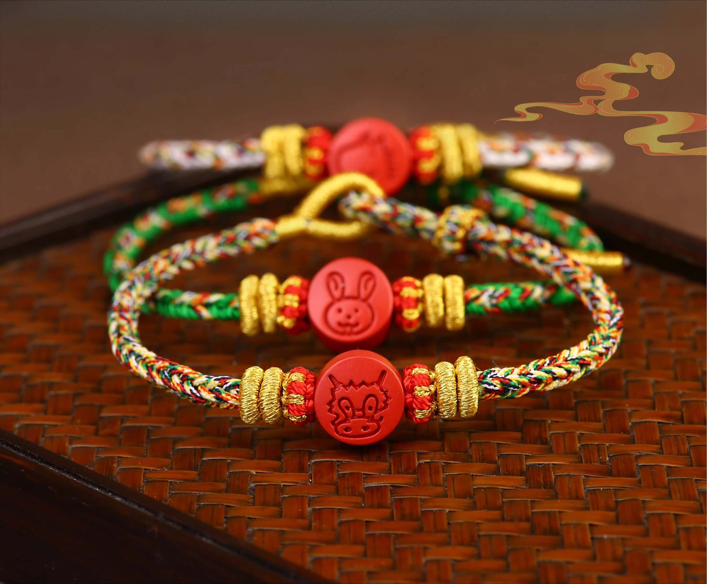 Zen Healing 2025 Chinese Zodiac Cinnabar Lucky Braided Bracelet