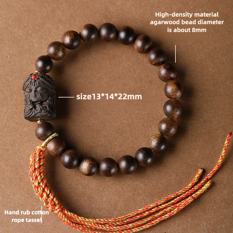 Zen Healing Agarwood Tibetan Strength Bracelet