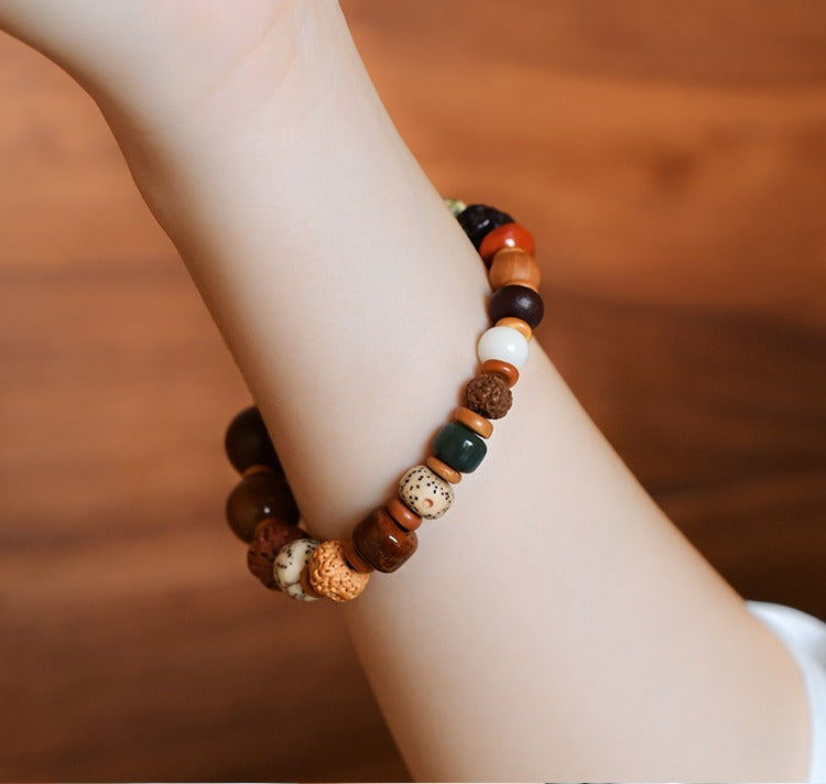 Zen Healing Auspicious 18 Bodhi Seeds Wisdom Bracelet