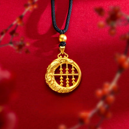 Zen Healing Brass PiXiu Wealth Necklace