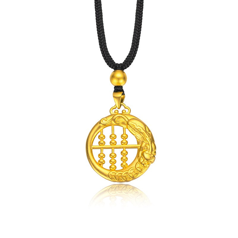 Zen Healing Brass PiXiu Wealth Necklace